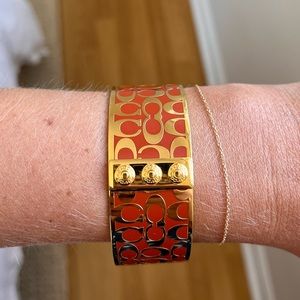Coach cuff bracelet